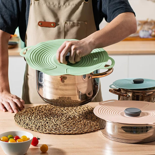 غطاء سيليكون ذكي – يمنع الفوران ويحمي المواعن من الغبار